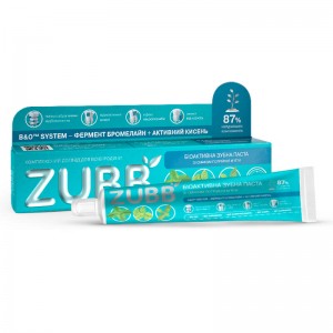 Біоактивна зубна паста ZUBB зі смаком потрійної м'яти