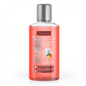 Ополіскувач біоактивний ZUBB зі смаком барбарису, лимона і м'яти